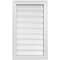 Ekena Millwork Vertical Surface Mount PVC Gable Vent: Functional, w/ 2"W x 1-1/2"P Brickmould Frame, 18"W x 30"H GVPVE18X3002SF - alternate 1